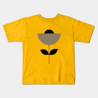 Retro Bold Flower Kids T-Shirt